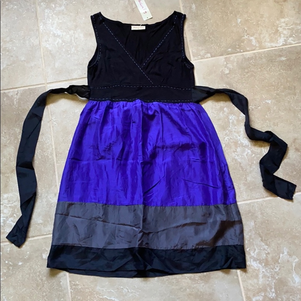 Fashion Spy dress Size medium NWT 100% silk